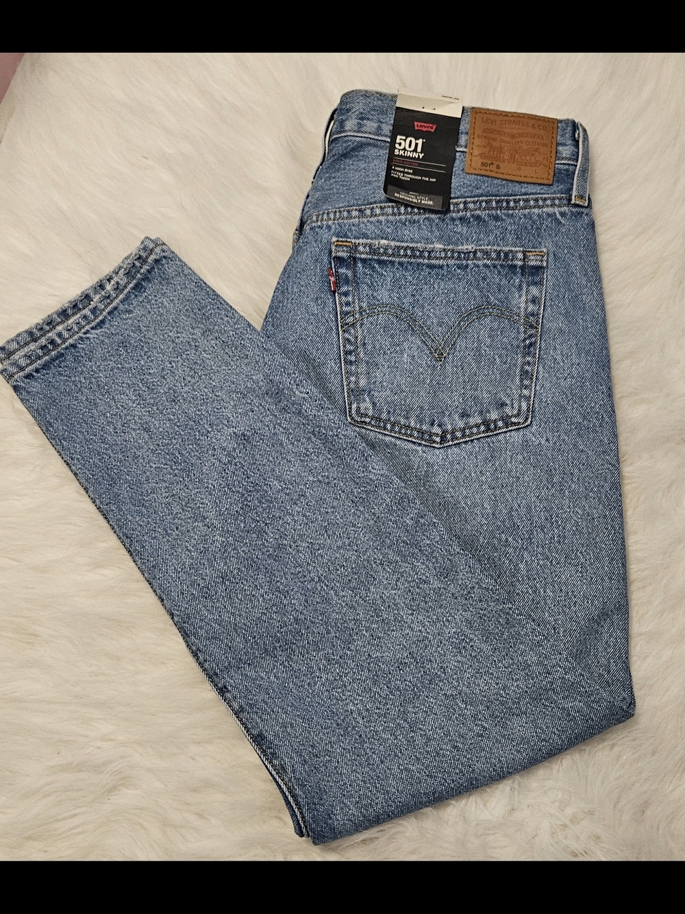 Levi's 501 Premiun Skinny Women's Jeans - Light Blue Wash